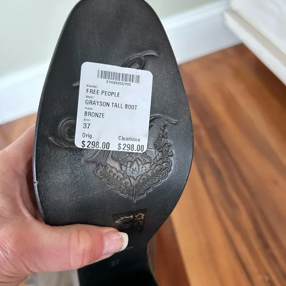 NWT FreePeople Grayson Tall boots - Picture 4 of 9